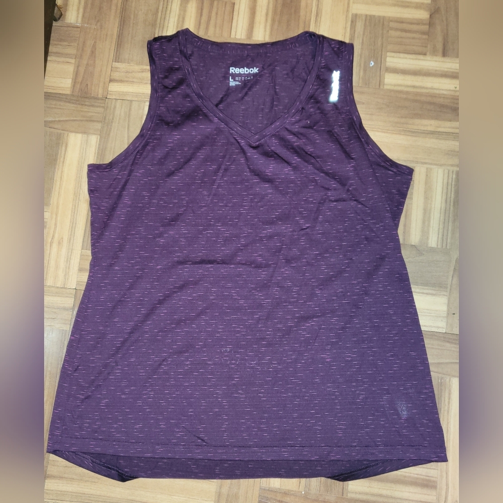 Womens Reebok Work Out Tank Top size L
